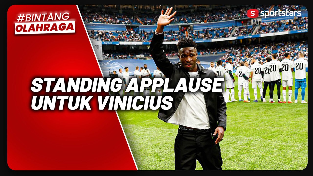 Dukung Vinicius, Fans Real Madrid Beri Standing Applause Menit ke-20