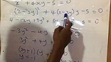 1.2, solve for x and y ... June 2019