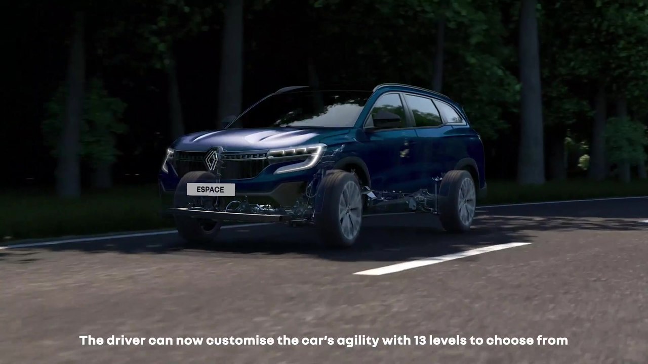 Der neue Renault Espace E-Tech 200 ch - Dynamische Allradlenkung 4Control Advanced