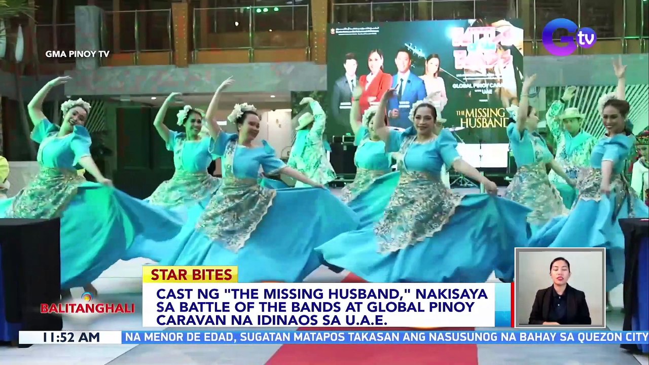 Cast ng "The Missing Husband," nakisaya sa battle of the bands at global Pinoy caravan na idinaos sa U.A.E | BT