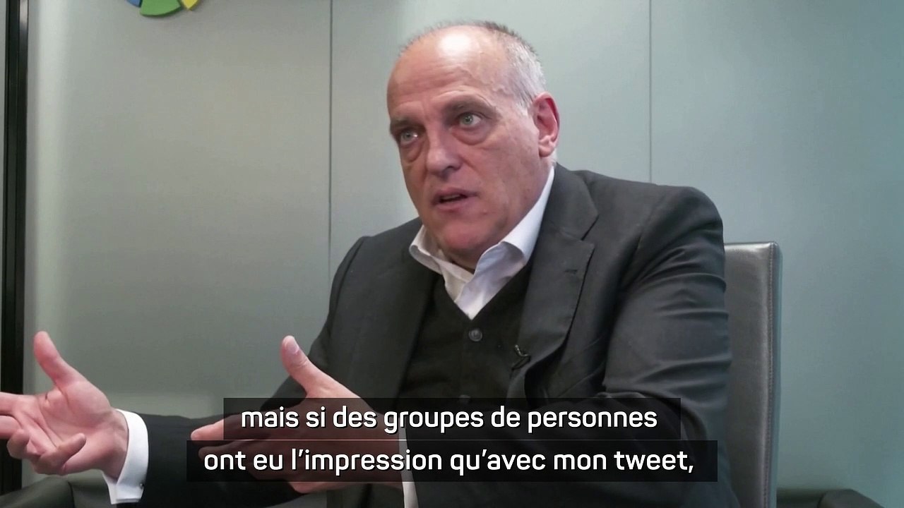 Javier Tebas, le président de la Liga, présente ses excuses à Vinicius Junior