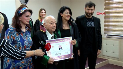 84 yaşında avukat oldu