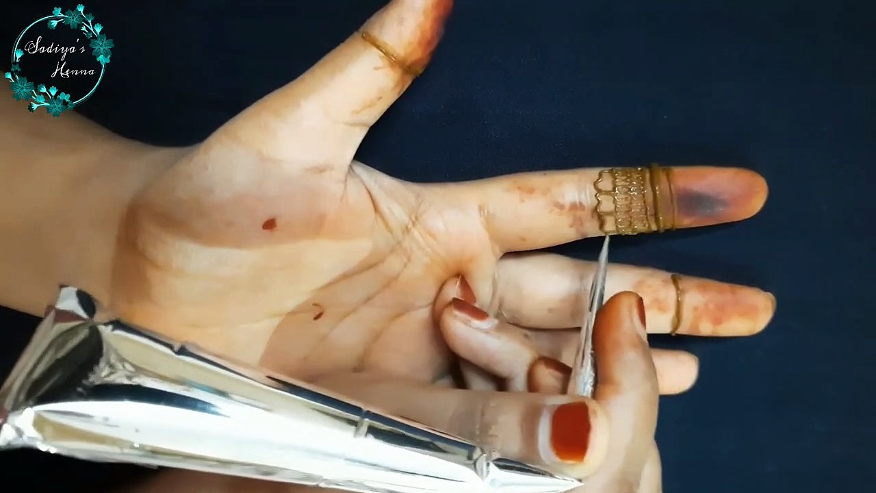 Mehndi class 22 | Easy front hand mehndi design | Mehndi | Mehndi tutorial | full mehndi course