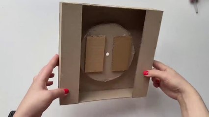 DIY Cardboard clock | Сardboard idea | Home decor