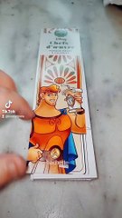 Marque-pages a colorier Disney chefs d'œuvre : Mégara ( Hercules )