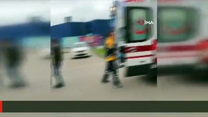 Otomobil ile Yolcu Minibüsü Çarpıştı: 1 Yaralı