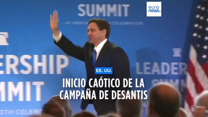 Azaroso inicio de la campaña presidencial de Ron DeSantis
