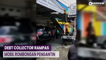 Detik-Detik Mobil Pengantin Dirampas Debt Collector di Pematang Siantar