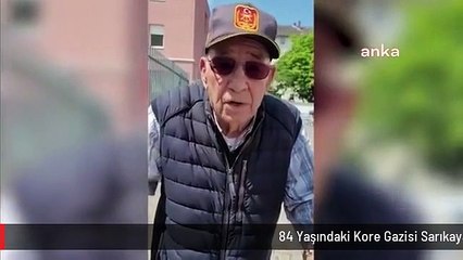 84 Yaşındaki Kore Gazisi Sarıkaya, Oy Kullanabilmek İçin Almanya'dan Türkiye'ye Geliyor