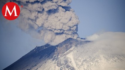 El Semáforo del volcán Popocatepetl continua en amarillo Fase 3