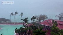 Super Typhoon Mawar hits Guam with winds of up to 150mph