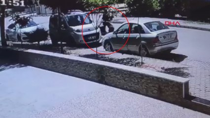 Kilis'te motosiklet hırsızlığı kamerada