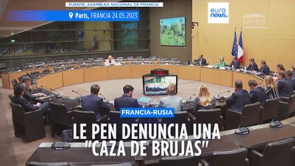 Le Pen califica de "caza de brujas" la investigación parlamentaria sobre préstamo de un banco ruso
