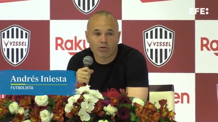 Iniesta anuncia que se marcha del club japonés Vissel Kobe