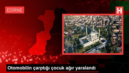 Otomobilin çarptığı çocuk ağır yaralandı sürücü sinir krizi geçirdi