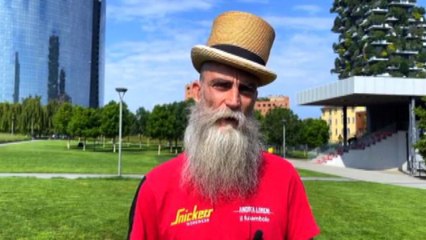 Un funambolo a Milano: Andrea Loreni nel cielo per BAM Circus