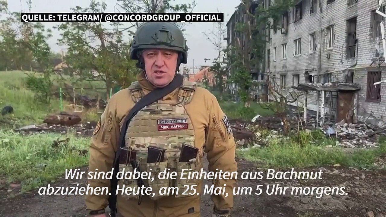 Prigoschin: Wagner-Gruppe übergibt Bachmut an russische Armee