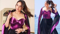 Cannes 2023 Red Carpet: Kusha Kapila Metallic Purple Top Black Skirt में बिखेरा जलवा, Watch Viral |