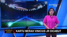 Kartu Merah Vinicius Junior Dicabut Saat Lawan Balencia di La Liga Spanyol