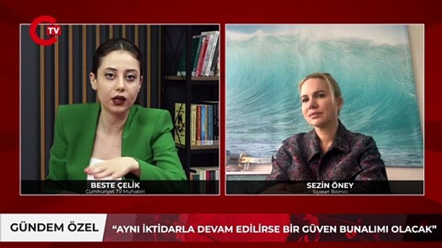 Siyaset Bilimci Sezin Öney, seçimin ardından siyaset arenasının nasıl şekilleneceğini anlattı.. AKP kendi hazırladığı zehri içmek zorunda kalacak