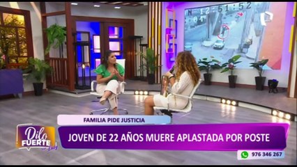 Familia de joven anfitriona que falleció aplastada por poste claman justicia por su muerte