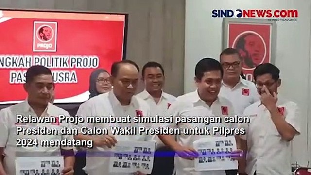 Tindaklanjuti Hasil Musra, Relawan Projo Buat Simulasi Capres-Cawapres