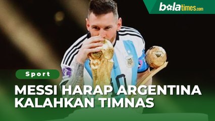 Kocak! Lionel Messi Ajak Rekan Setimnya Kalahkan Timnas Indonesia, Sebut Lawan Tim Terkuat di ASEAN Kesempatan Langka