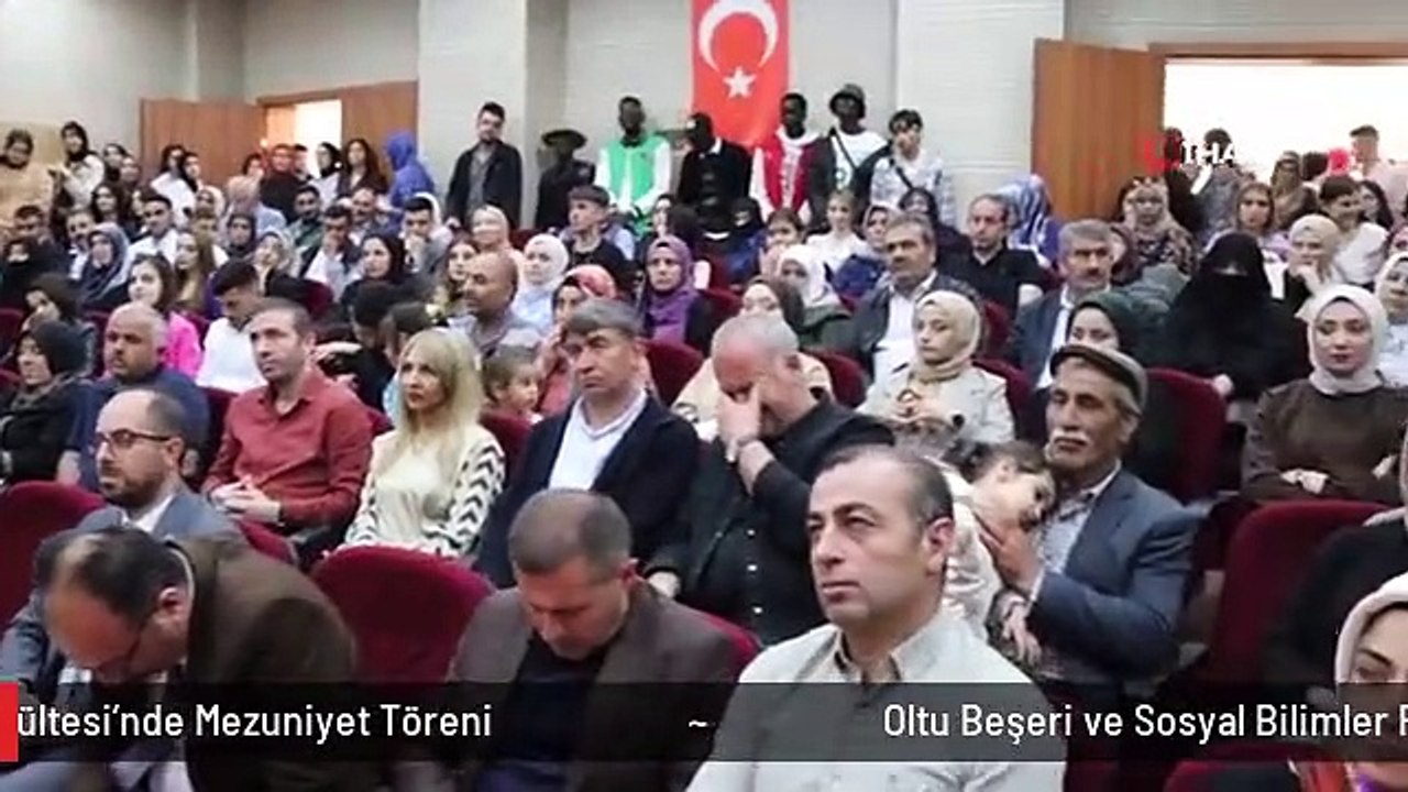 Oltu Beşeri ve Sosyal Bilimler Fakültesi'nde Mezuniyet Töreni