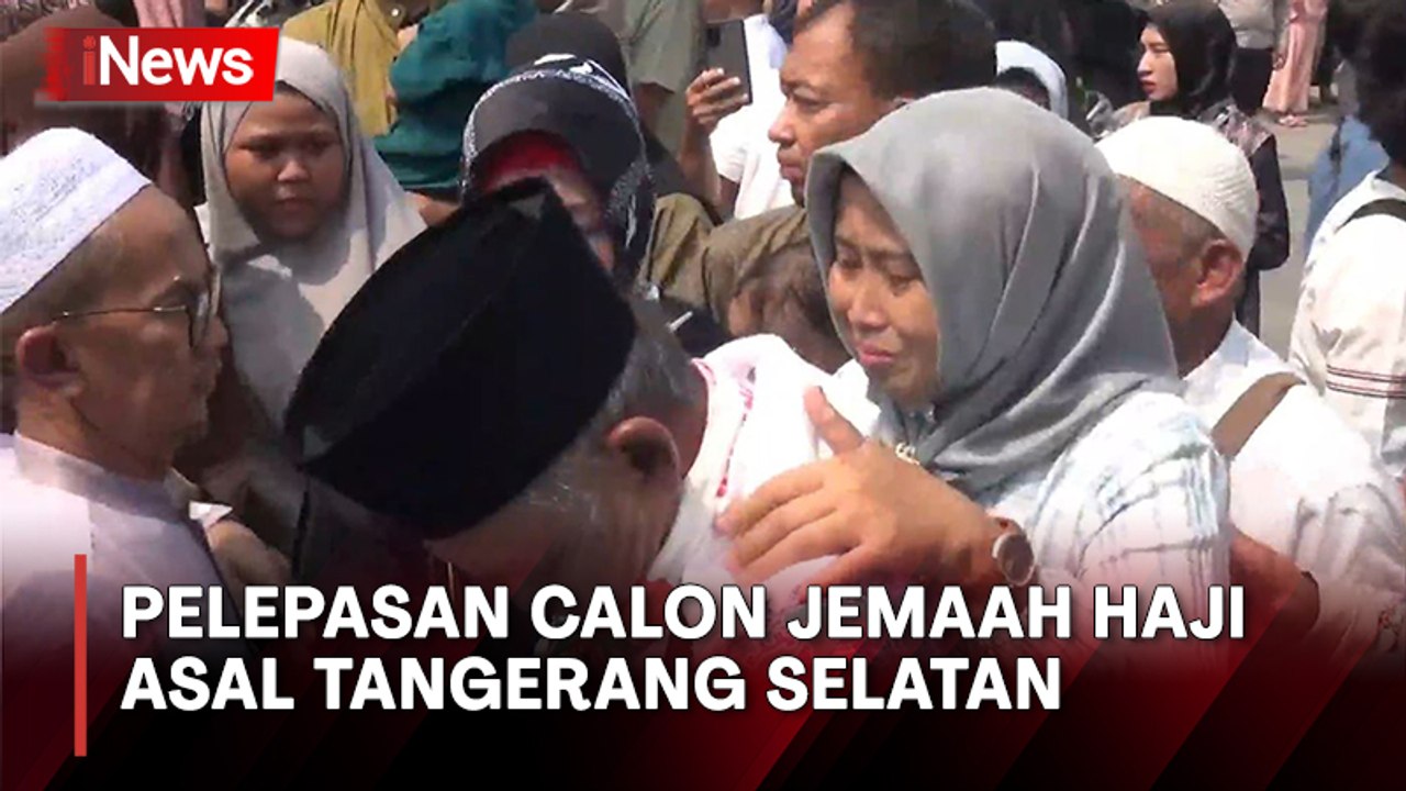 Isak Tangis Keluarga Pecah Iringi Pelepasan Calon Jemaah Haji Asal Tangerang Selatan