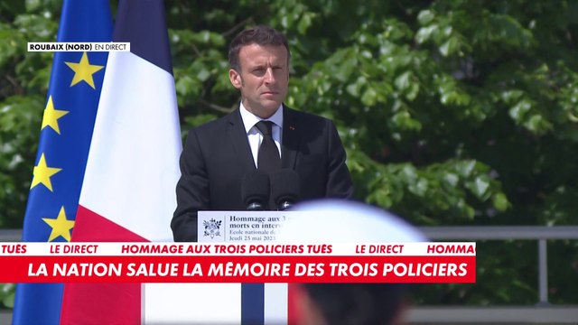 Hommage aux trois policiers de Roubaix tués : «Parler d’eux devient nécessaire, pour rendre hommage à leur destin, dire respect et affection à ceux qui servent et protègent»