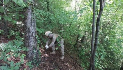 Amanoslar’da terör örgütü PKK’nın malzemeleri ele geçirildi