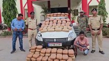 पुलिस ने पकड़ा 55 लाख का गांजा, तीन तस्कर गिरफ्तार