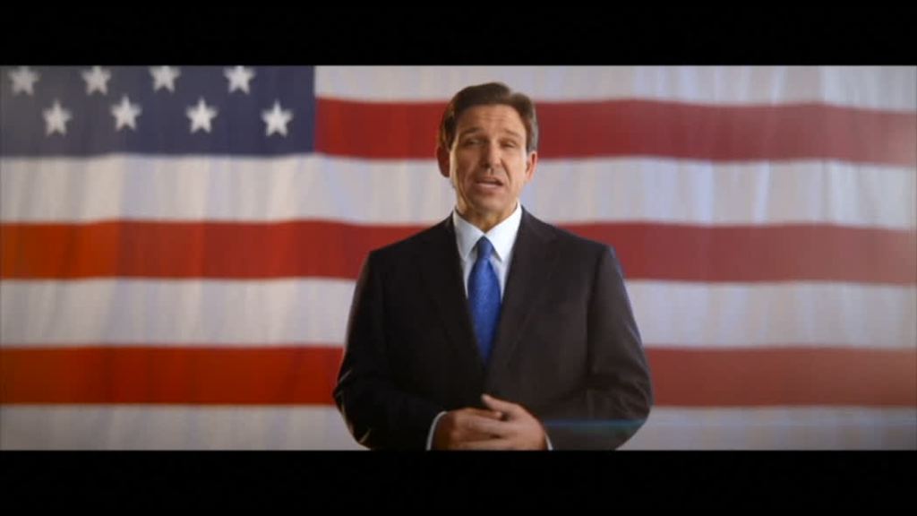 Video Ron DeSantis si candida a Usa 2024... solo in audio per guaio tecnico