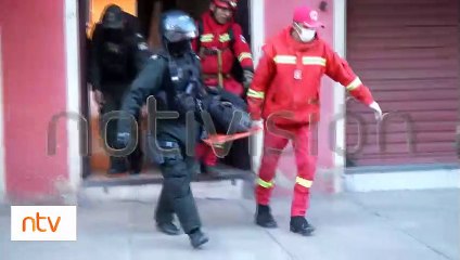 "¡Cayó al tragaluz!": Un hombre resultó herido tras caer de la terraza de un edificio