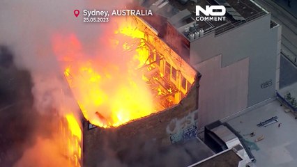 Australia, a fuoco palazzo di sette piani: fumo e paura
