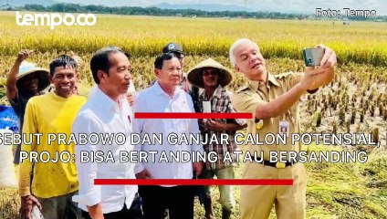 Sebut Prabowo dan Ganjar Calon Potensial, Projo: Bisa Bertanding atau Bersanding