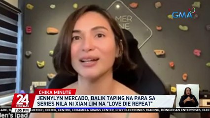 Jennylyn Mercado, balik taping na para sa series nila ni Xian Lim na "Love. Die. Repeat" | 24 Oras