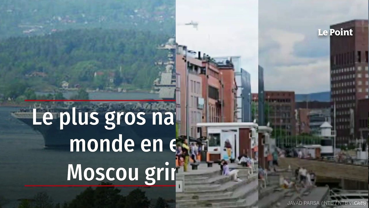 Le plus gros navire de guerre au monde en escale à Oslo, Moscou grince des dents