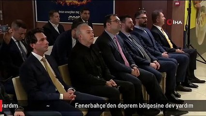 Fenerbahçe'den deprem bölgesine dev yardım
