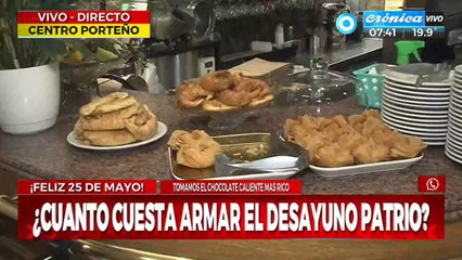 ¿Cuánto cuesta disfrutar de un desayuno patrio en la ciudad?