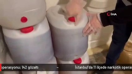 İstanbul'da 11 ilçede narkotik operasyonu: 142 gözaltı