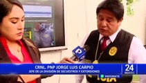 PNP alerta sobre 30 bandas criminales que operan bajo préstamos ‘gota a gota’ en Lima