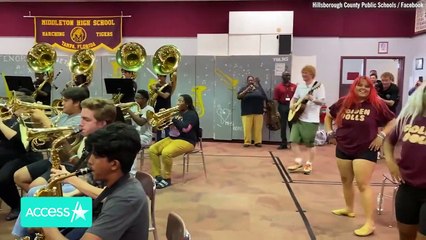Ed Sheeran CRASHES High School Band Practice To Surprise Students