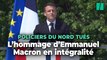 Emmanuel Macron a rendu hommage à Roubaix aux trois policiers tués, l'intégralité de son discours