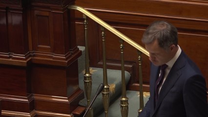 Le premier ministre Alexander De Croo reste optimiste face à la crise climatique