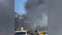 İstinyePark’ta yangın çıktı