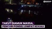 Takut Diamuk Massa, Pencuri Ponsel Ceburkan Diri ke Kali Ancol