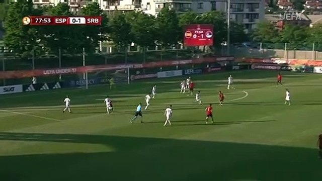 El golazo de Lamine Yamal con España sub 17