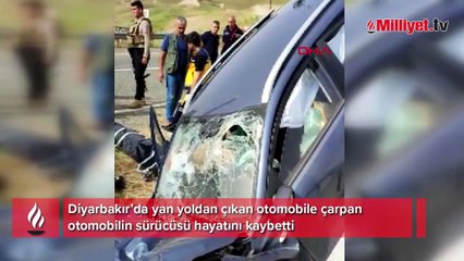 Diyarbakır’da otomobiller çarpıştı! 1 ölü, 3 ağır yaralı