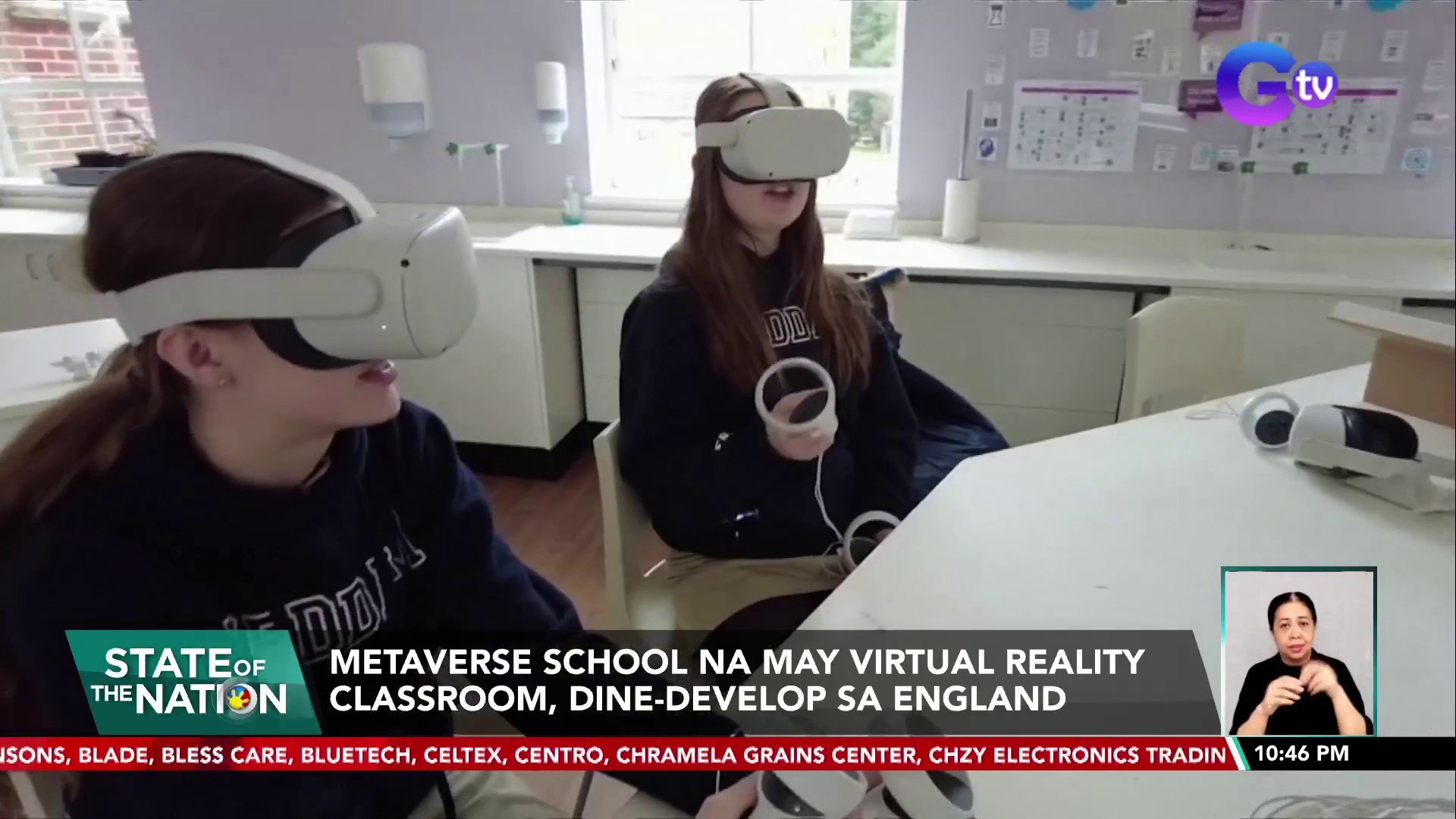 ⁣Metaverse School na may virtual reality classroom, dine-develop sa England | SONA